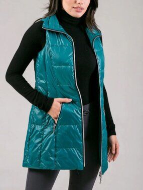My Anorak Long Vest - Bay Berry - Size Large